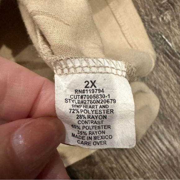 Y2K One World Top Rhinestones Studded Grunge Punk Long Slv Shirt Plus 2X Wings - Picture 4 of 8